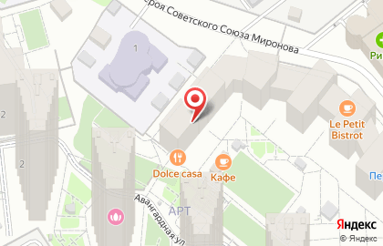 Зоомагазин 9 жизней на улице Авангардная на карте