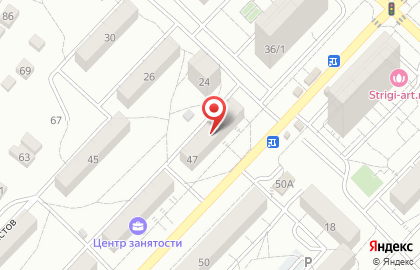 Магазин овощей и фруктов в Краснооктябрьском районе на карте
