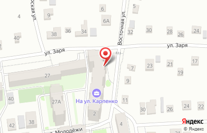 Мясная лавка на улице Карпенко на карте