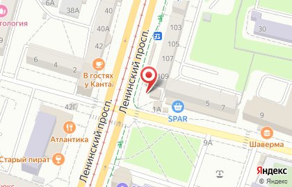Магазин печатной продукции Пресса 39 на Краснооктябрьской улице на карте