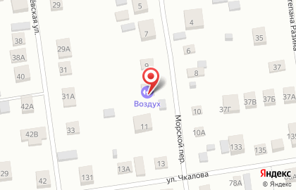 Фитнес-студия Воздух на карте