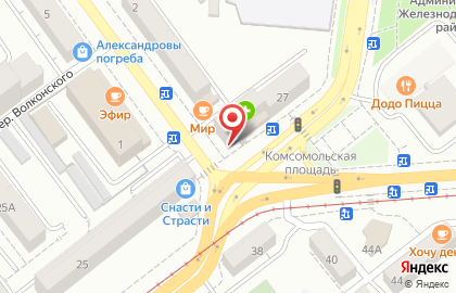 Универсам Николаевский на проспекте 50-летия Октября на карте