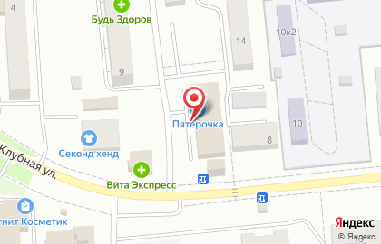 Супермаркет Пятёрочка в Ярославле на карте