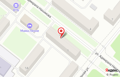Продуктовый магазин Гарант на улице Адмирала Нахимова на карте