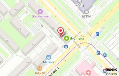 Сапожная мастерская в Центральном районе на карте