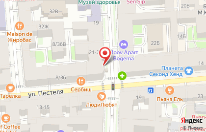 Бабушкины пироги на Моховой улице на карте