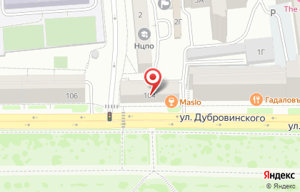 MASLO lounge bar на улице Дубровинского на карте