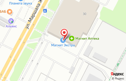 Пункт обмена воды Красный ключ на улице Маршала Жукова на карте