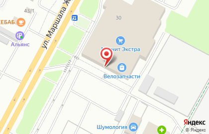 Гипермаркет мебели Студия Мебели София на улице Маршала Жукова на карте