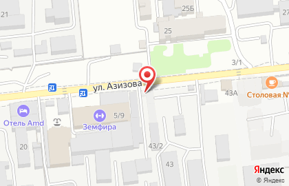 Магазин Армейский в Ленинском районе на карте