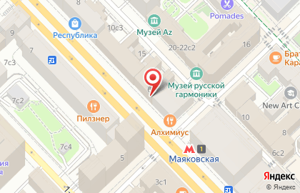 Почта России в Москве на карте