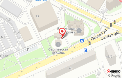 Храм Преподобного Сергия Радонежского на Рязанке Дом причта на карте