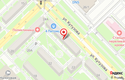 Салон красоты Look up в Центральном районе на карте