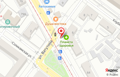 Киоск по продаже фруктов и овощей в Железнодорожном районе на карте