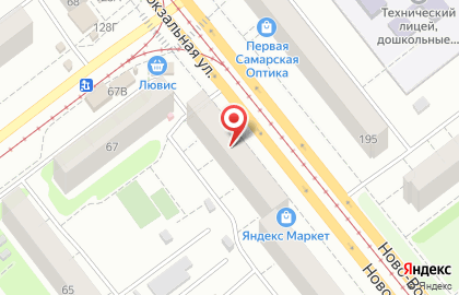 Магазин товаров для животных на Ново-Вокзальной улице на карте