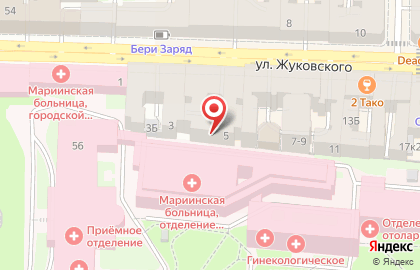 Салон LPG-массажа MyLPG на улице Жуковского на карте