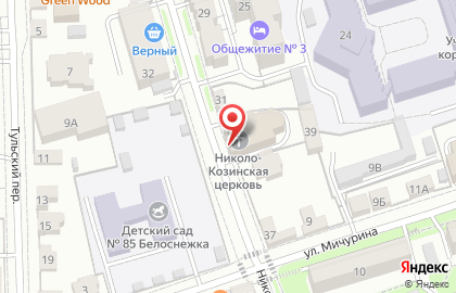 Храм в честь Святителя Николая на карте