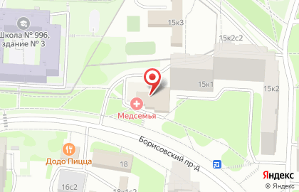 МРТ в Орехово-Борисово на карте