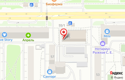Автошкола Вояж на Комсомольском проспекте на карте