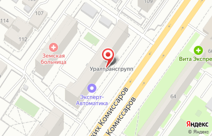 Компания Уралтрансгрупп на карте