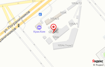 Компания по продаже черного и цветного металлопроката Мегаполис на улице Пограничников на карте