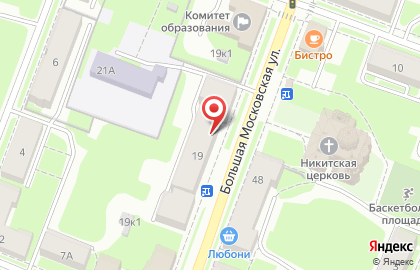 Магазин постельного белья ABC на Большой Московской улице на карте
