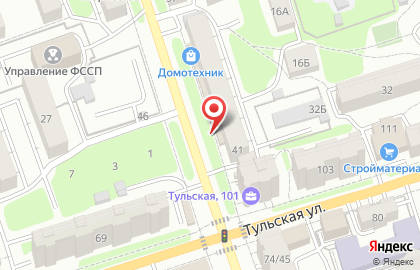 Супермаркет Пятёрочка на улице Максима Горького на карте