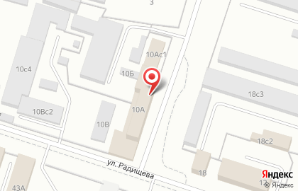 Межрайонный отдел вневедомственной охраны по г. Тольятти на улице Радищева на карте