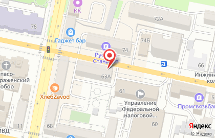 Воронежский региональный центр судебной экспертизы на Преображенской улице на карте