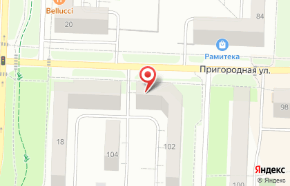 Магазин Хлебный на улице Артема на карте