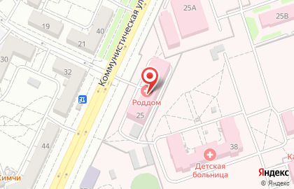 Городская клиническая больница № 3 в Волжском на карте