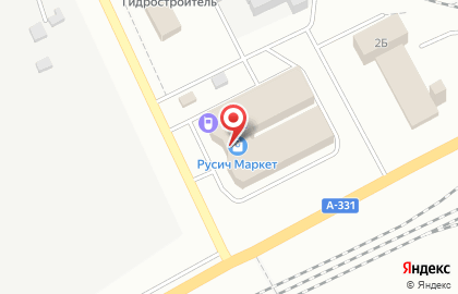 Русич на Вокзальной улице на карте