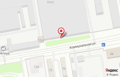 АКБ Тамбовкредитпромбанк на Коммунальной улице на карте