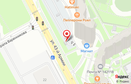 Автостоянка в Москве на карте