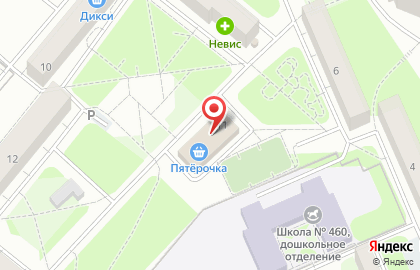 Пятёрочка в Пушкинском районе на карте