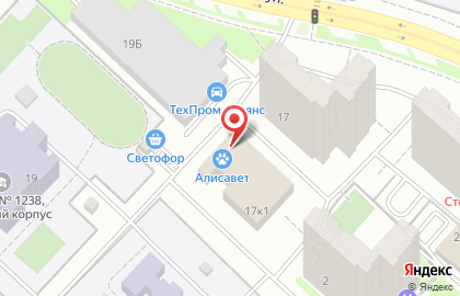 Ветеринарная клиника Алисавет на Чоботовской улице на карте