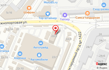 Клуб единоборств STRIKER на Кожуховской на карте