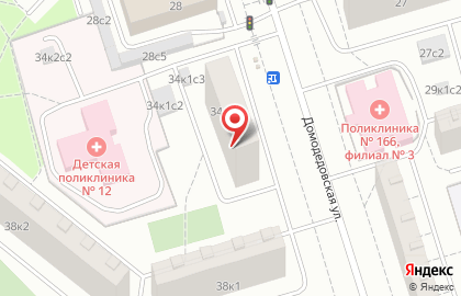 Мастерская по ремонту одежды и обуви на Домодедовской, 34 к1 на карте
