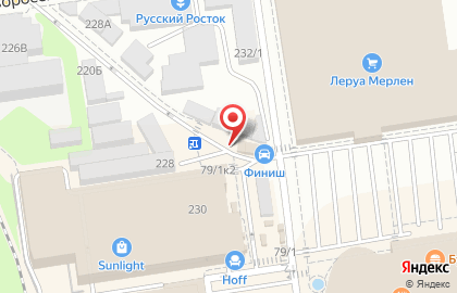 Шиномонтаж на Новороссийской улице на карте
