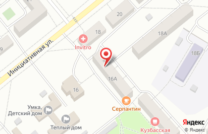 Банкомат Банк Русский стандарт, АО на Инициативной улице на карте