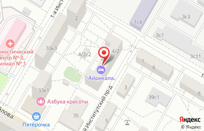 Хостел в Москве на карте