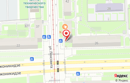 Ресторан доставки Суши шоп на улице Ленсовета, 44 на карте