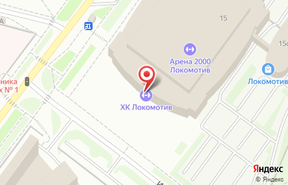 Универсальный культурно-спортивный комплекс Арена-2000 Локомотив на карте