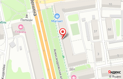 Салон красоты Цирюльникъ на проспекте Ленина на карте