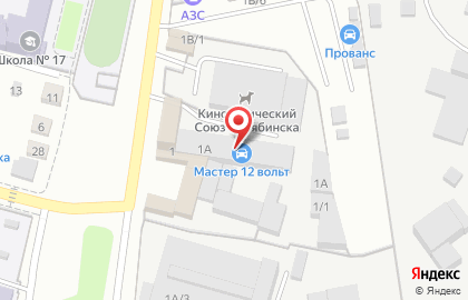 Автосервис Мастер 12 вольт на Фёдорова, улица на карте