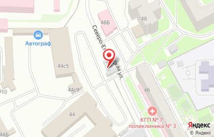 Автостоянка на Северо-Енисейской, 46/1 на карте