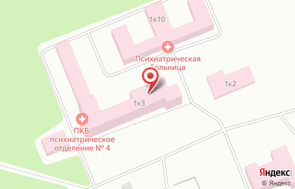 Свердловская областная клиническая психиатрическая больница на карте