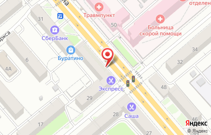 Сеть магазинов, ЗАО Агрофирма Боровская на улице Красина на карте