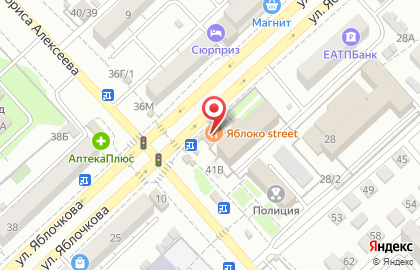 Кафе Яблоко street на карте