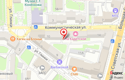 Магазин МИР ДВЕРЕЙ на Коммунистической улице на карте